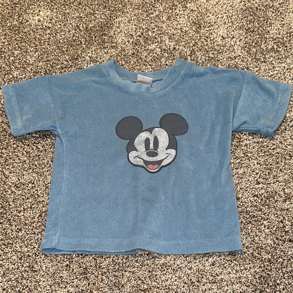 5/$15 Disney Kids T-Shirt with Mickey Mouse in Blue